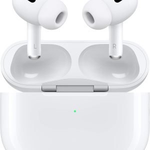 Anniversary Celebration while stocks last：Apple AirPods Pro 2 Wireless Earbuds, Bluetooth Headphones, Active Noise Cancellation, Hearing Aid Feature, Transparency, Personalized Spatial Audio, High-Fidelity Sound, H2 Chip, USB-C Charging White