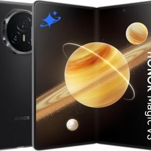 Anniversary Celebration while stocks last：Honor Magic V3 5G Smartphone, 12GB RAM + 512GB ROM, Dual Sim, Black With Free Gifts & Screen Damage Protection